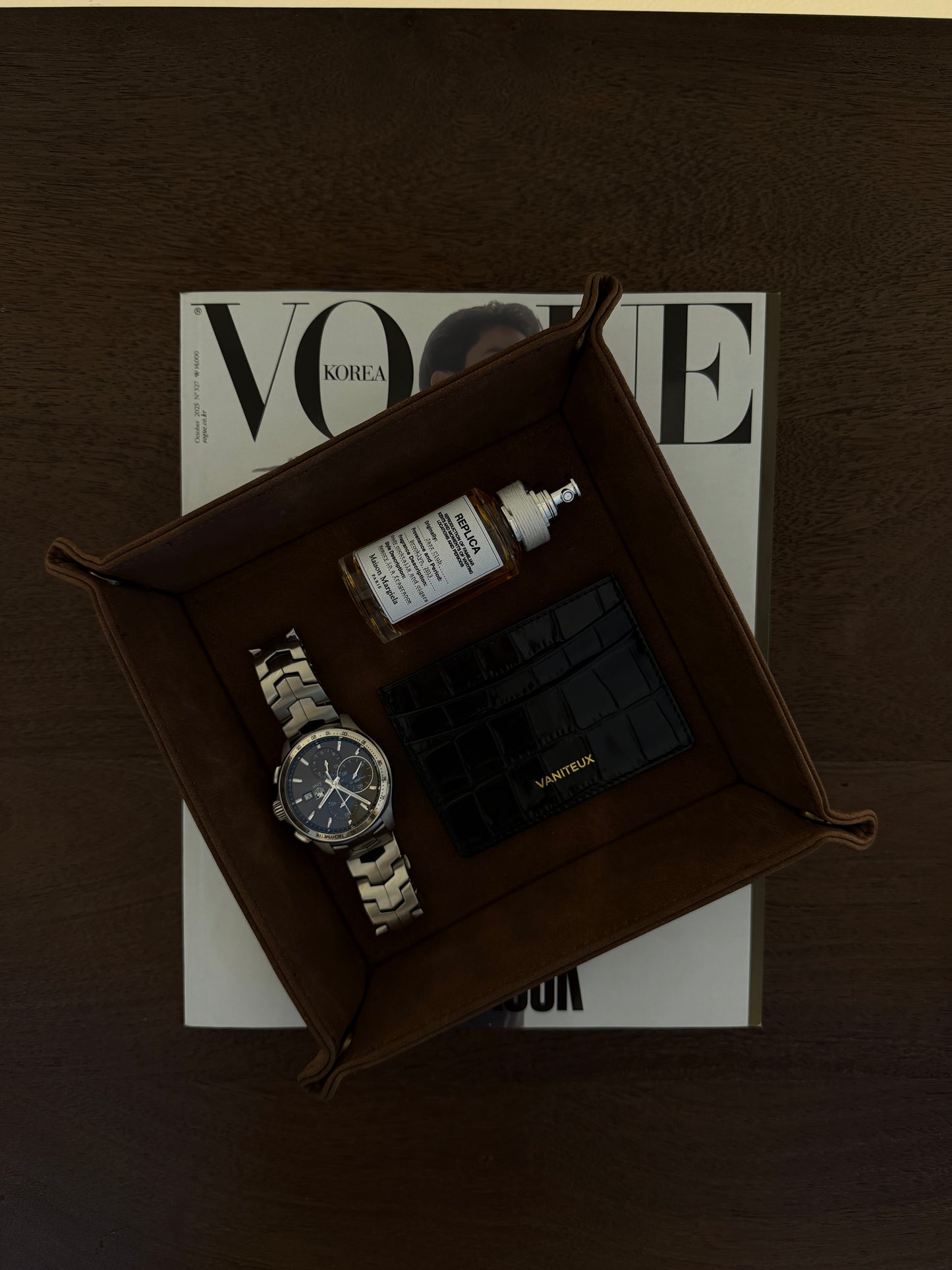 VNTX Crocodile Card Holder - NOIR